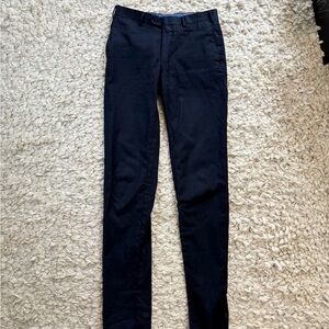 Men's Massimo Dutti Navy Super 130's Wool Dress Pants Waist 30